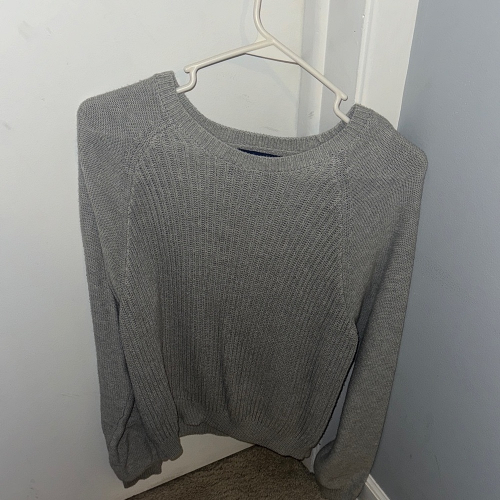 Aeropostale Light Gray Women's Crew Neck Sweater